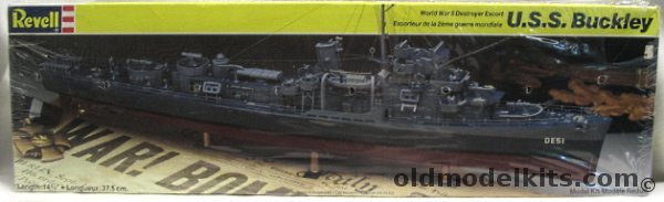 Revell 1/249 USS Buckley DE51 Destroyer Escort, 5024 plastic model kit